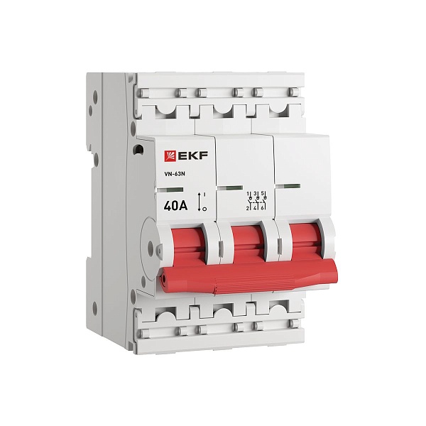 Выключатель нагрузки ВН-63N 3P 40А PROXIMA EKF 