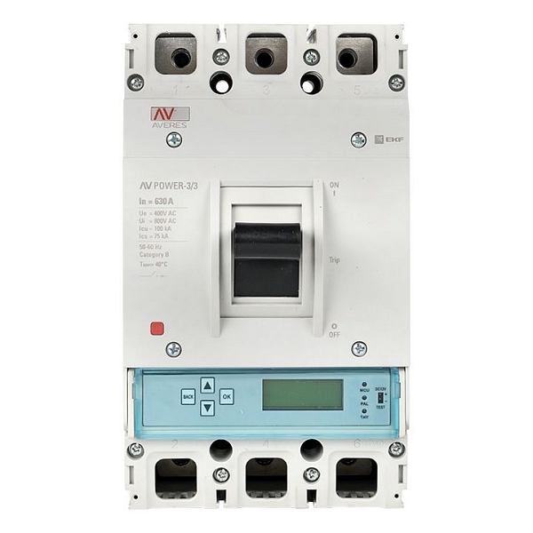 Выключатель автоматический в литом корпусе AV-POWER-3/3 630А 50кА ETU6.0 EKF