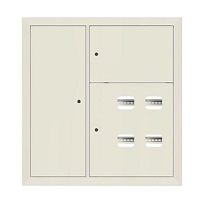 Щит этажный 4 кв. слаботочка слева RAL9002 (1000x950x150) EKF PROxima