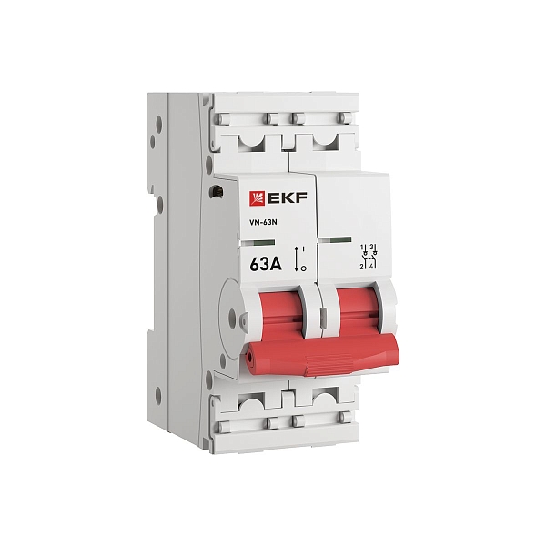 Выключатель нагрузки ВН-63N 2P 63А PROXIMA EKF 