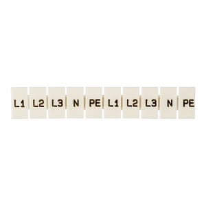 Маркеры для ST 1,5 с символами "L1, L2, L3, N, PE" (100 шт.) EKF