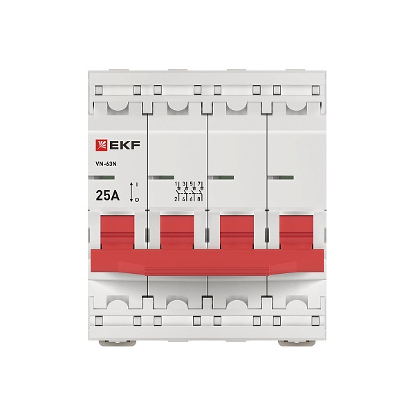 Выключатель нагрузки ВН-63N 4P 25А PROXIMA EKF 