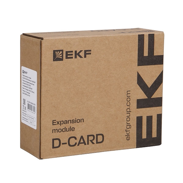 Модуль расширения дискретных сигналов GL200-DO16 токоприемный D-CARD EKF