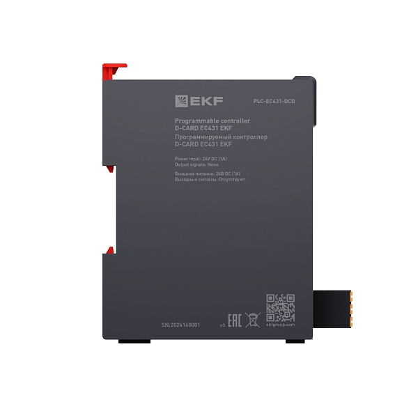 Программируемый логический контроллер (ПЛК) EC431 D-CARD EKF