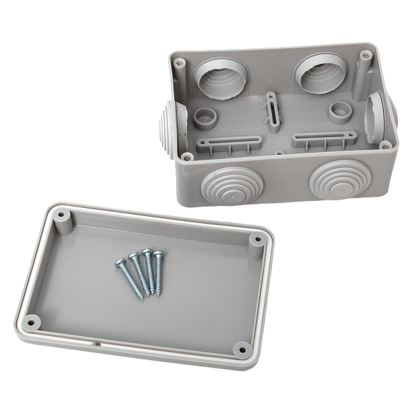 Коробка распределительная КМР-050-048 пылевлагозащитная, 6 мембранных вводов, уплотнительный шнур (120x80x50) EKF PROxima