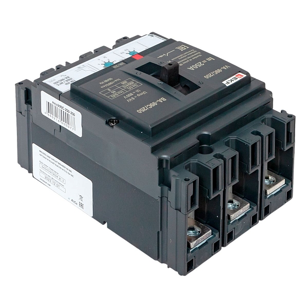 Выключатель автоматический в литом корпусе ВА-99C 250/250А 3P 45кА с термомагнитным расцепителем EKF