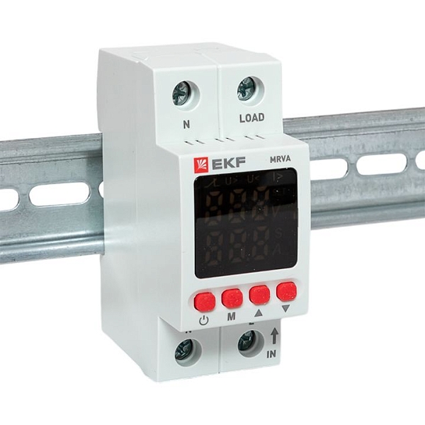Реле напряжения и тока с дисп. 2 мод. MRVA 40A EKF