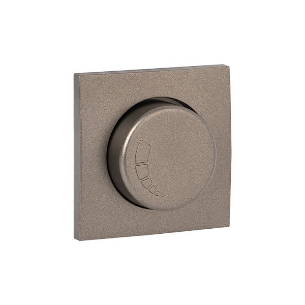 Валенсия лицевая панель светорегулятора 600W 220В графит EKF