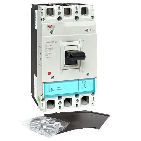Выключатель автоматический в литом корпусе AV-POWER-3/3 315А 35кА TR EKF