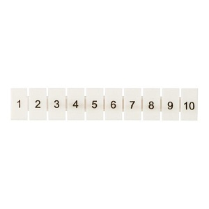 Маркеры для UT/ST/Push-in 2,5 с нумерацией 1-10 (100 шт.) EKF