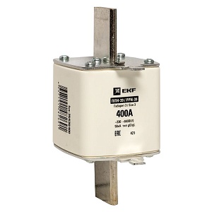 Плавкая вставка ППН-39 630/400А габарит 3 EKF 
