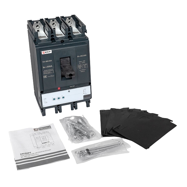 Выключатель автоматический в литом корпусе ВА-99C 630/500А 3P 45кА с электронным расцепителем EKF