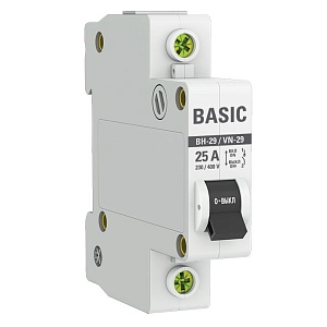 Выключатель нагрузки ВН-29 1P 25А BASIC