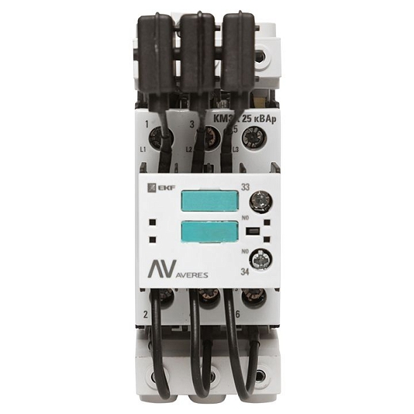 Контактор для конденсатора КМЭК 25 кВАр 230В 1NО EKF AVERES