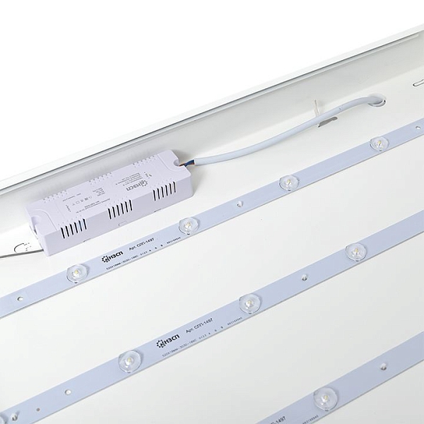 Панель светодиодная ДВО-1002 Опал равномерн. 36Вт 4000К 595x595x50 IP40 EKF