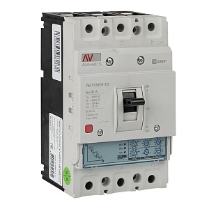 Выключатель автоматический в литом корпусе AV-POWER-1/3 32А 100кА ETU2.0 EKF