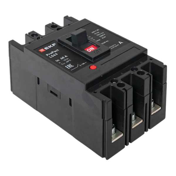 Выключатель автоматический в литом корпусе ProPact LS63 40А 3P 15кА EKF