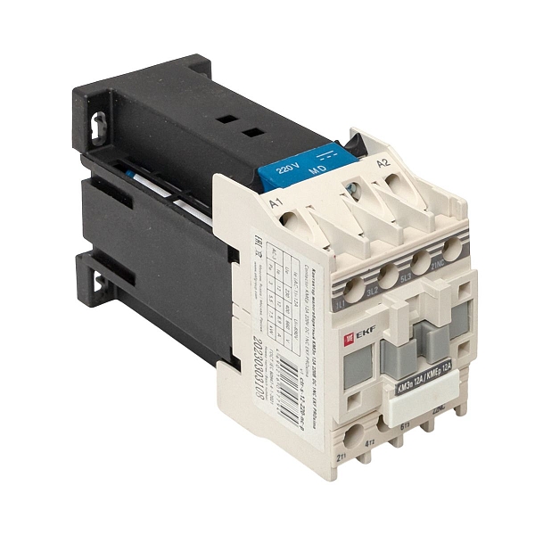 Контактор КМЭп малогабаритный 12А 220В DC 1NC EKF PROxima