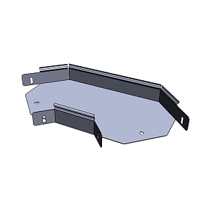 Угол 90 град. горизонтальный 50x100 мм (плоский) EKF