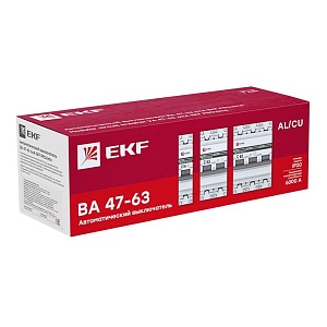 Автоматический выключатель ВА 47-63 3P 32А (C) 6кА EKF PROXIMA 