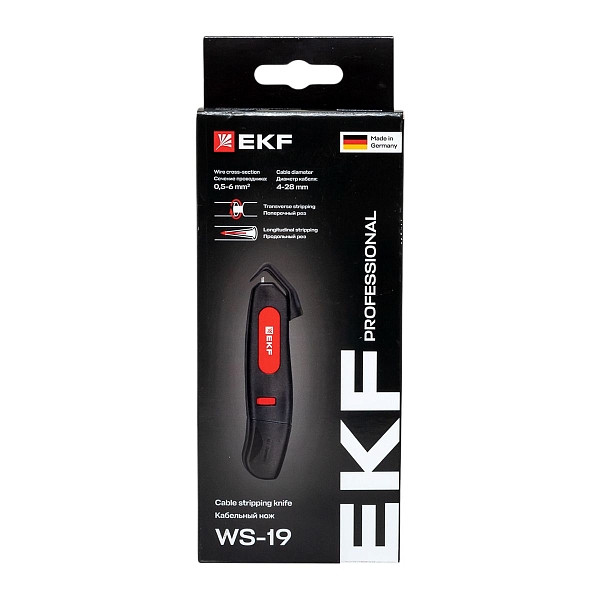 Кабельный нож WS-19 EKF Professional