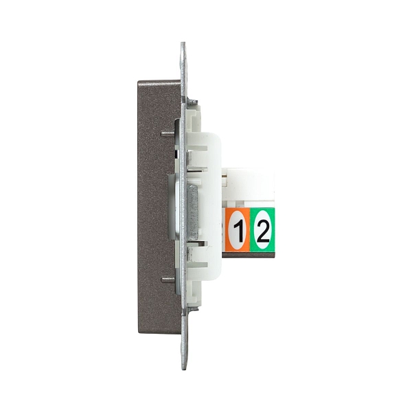 Механизм розетки RJ11, мокко Эпика EKF