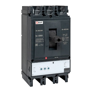Выключатель автоматический в литом корпусе ВА-99C 630/500А 3P 45кА с электронным расцепителем EKF
