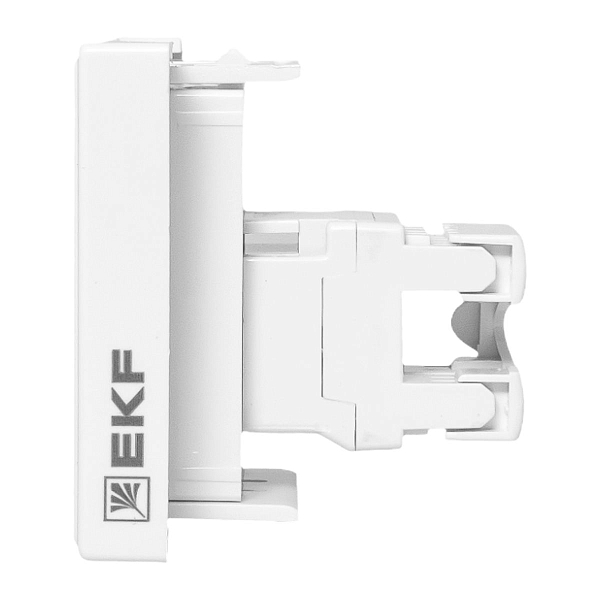Розетка RJ45 кат. 6, 2 модуля EKF