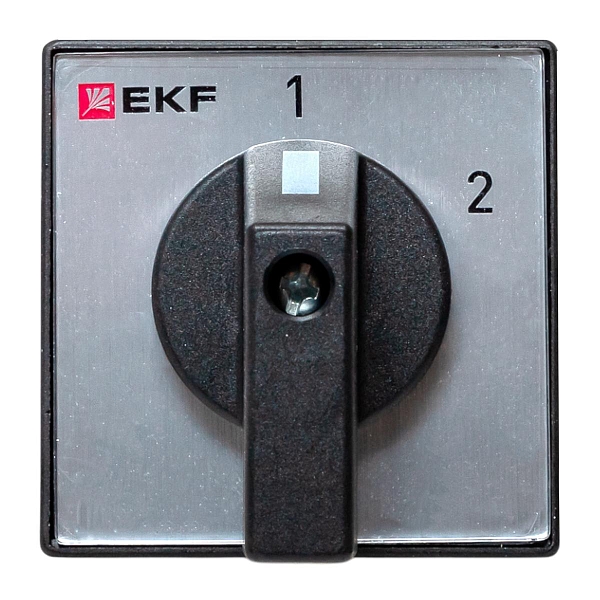 Переключатель кулачковый ПК-1-52 10А 2P «1-2» IP65 EKF