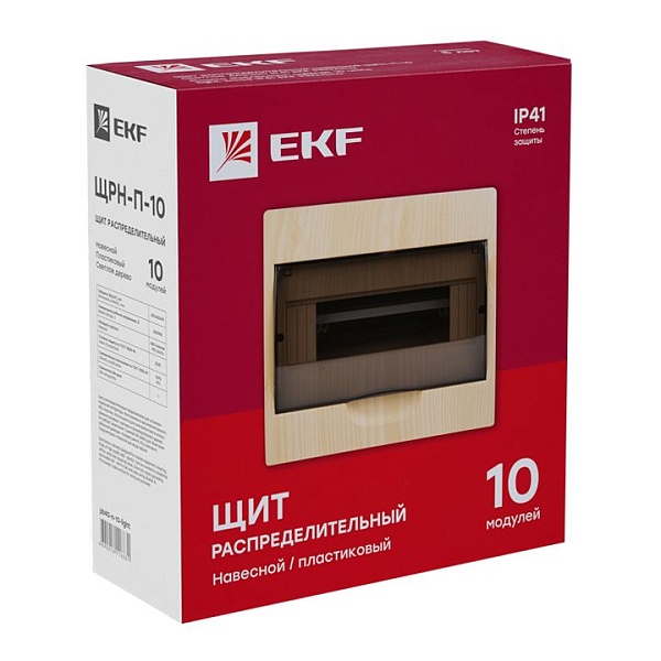ЩРН-П-10 светлое дерево IP41 PROXIMA EKF