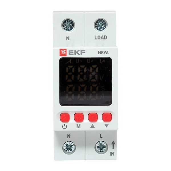 Реле напряжения и тока с дисп. 2 мод. MRVA 40A EKF