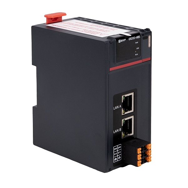Модуль сетевой удалённого расширения ввода и вывода Modbus TCP GR200-MBS D-CARD EKF
