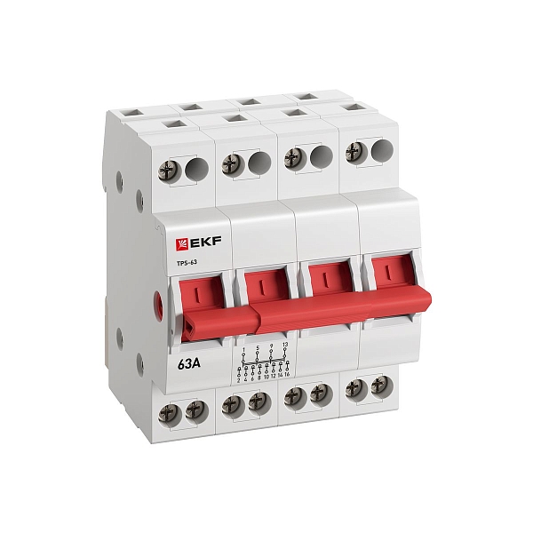 Трехпозиционный переключатель ТПС-63 4P 63А PROXIMA EKF