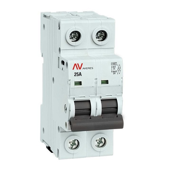Выключатель нагрузки AVN 2P 25A AVERES EKF 