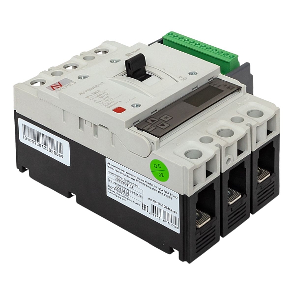 Выключатель автоматический в литом корпусе AV-POWER-1/3 100А 50кА ETU6.2 EKF