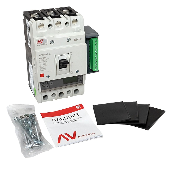Выключатель автоматический в литом корпусе AV-POWER-1/3 160А 100кА ETU6.2 EKF