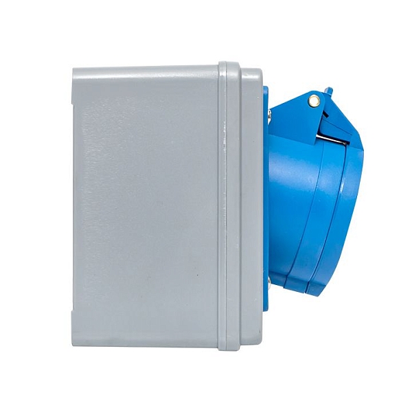 Розетка с блокировкой и выключателем 1423 2Р+РЕ 32А 220В IP44 EKF