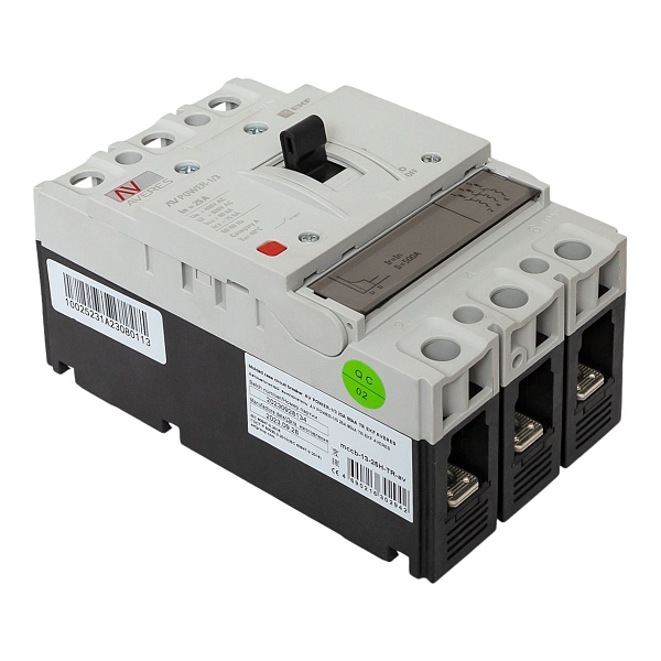 Выключатель автоматический в литом корпусе AV-POWER-1/3 25А 80кА TR EKF