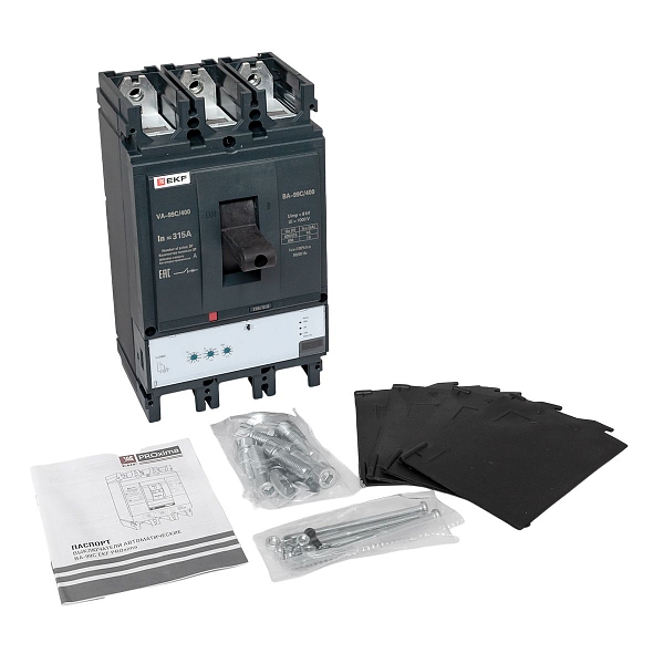 Выключатель автоматический в литом корпусе ВА-99C 400/315А 3P 45кА с электронным расцепителем EKF