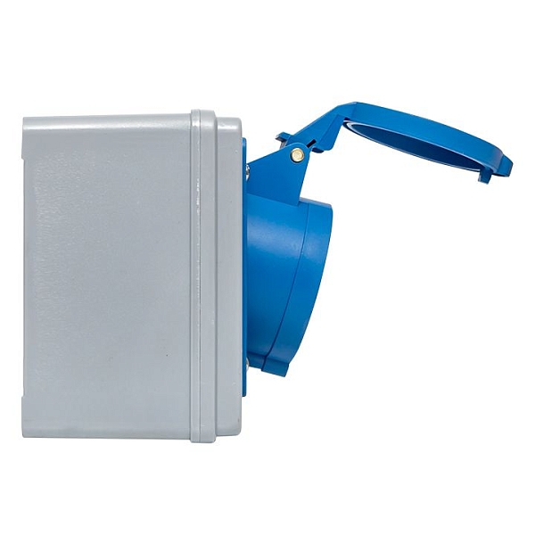 Розетка с блокировкой и выключателем 1423 2Р+РЕ 32А 220В IP44 EKF