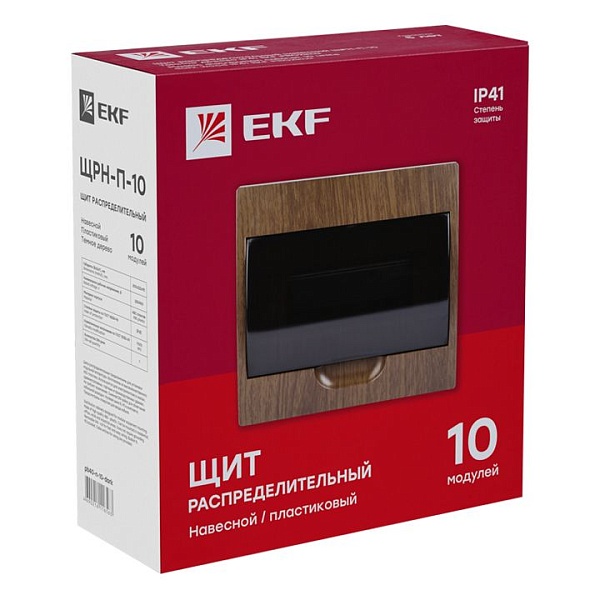 ЩРН-П-10 темное дерево IP41 PROXIMA EKF