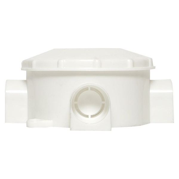 Коробка распределительная КМР-040-040 трехрожковая белая (70x35) EKF PROxima