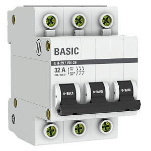 Выключатель нагрузки ВН-29 3P 32А BASIC