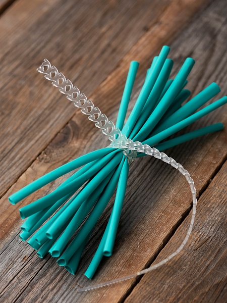 Хомут гибкий (20 шт.) белый FlexSTRAP EKF